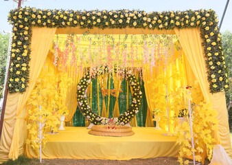 Haldi Stage Decors